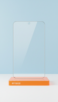 Moxom Tempered Glass Screen Protector, Product shots: single product centered or dynamically arranged at a slight angle...