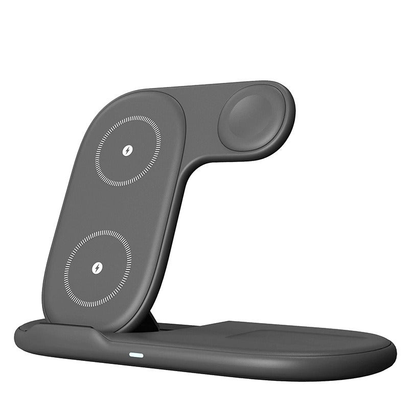 Folding 3-in-1 Wireless Charger – iPhone, Apple Watch & Earbuds