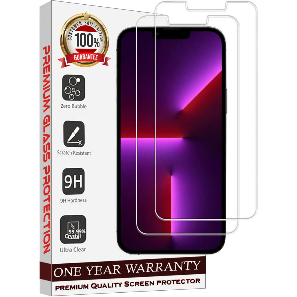 Entronix Clear Screen Protector Compatible with iPhone 12 - 2-Piece Combo