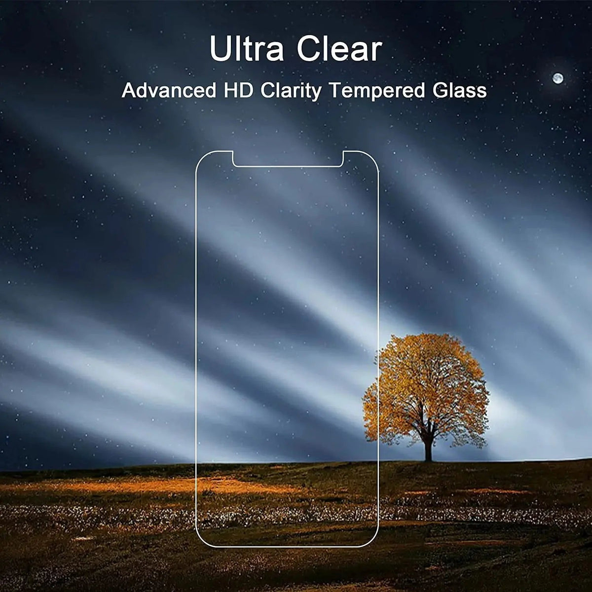 Entronix Clear Screen Protector Compatible with iPhone 12 - 2-Piece Combo