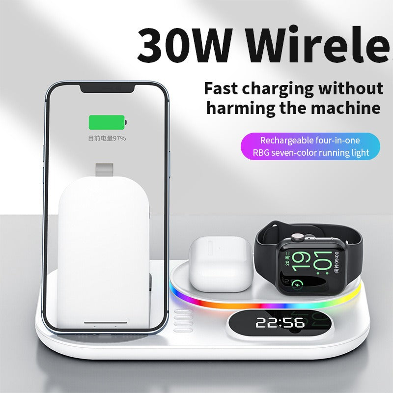 3-in-1 Magnetic Wireless Charger – MagSafe Compatible