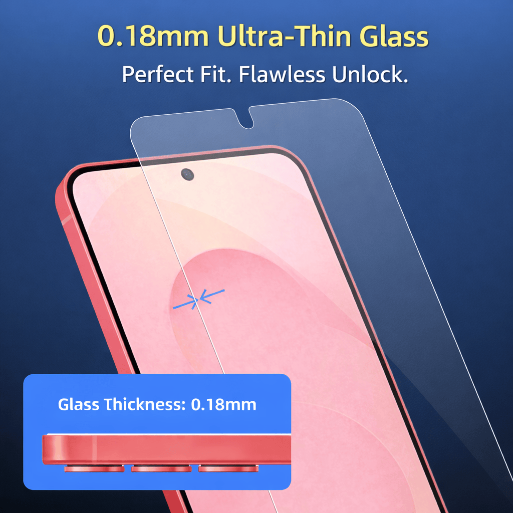 Samsung Galaxy S26 Screen Protector - Ultra-Strong Tempered Glass | ZeroDamage