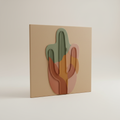 Saguaro cactus print on matte silicone from the "Botanical Flora Series" collection: Earth desert palette botanical prints...