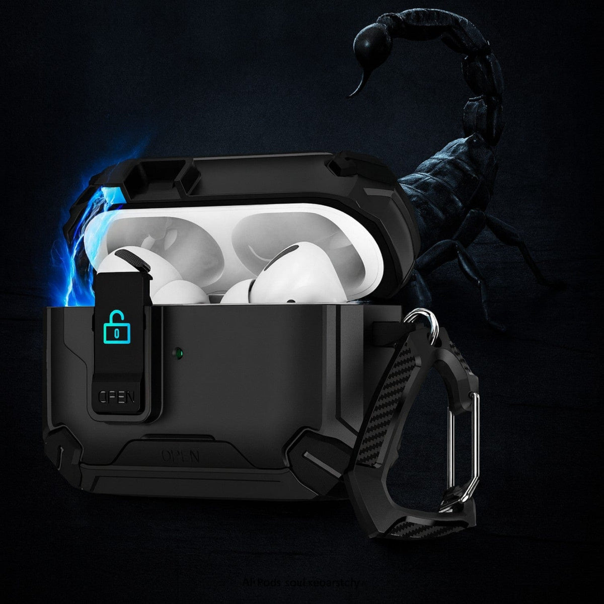 AirPods Pro 3 Case - MagSafe, Heavy-Duty, Secure Lock | Raider Series