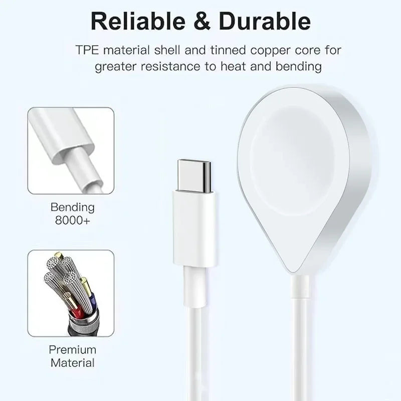 Apple Watch & iPhone Charging Cable – USB-C, USB & Multi-Device Options