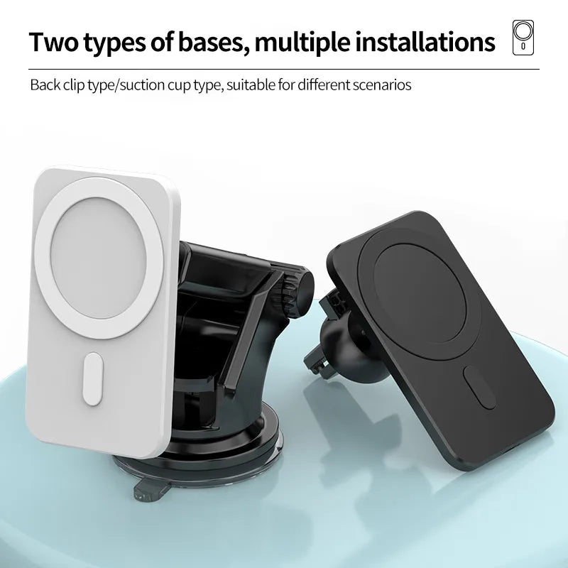MagSafe Air Vent Car Charger – 15W Fast Charging Mount