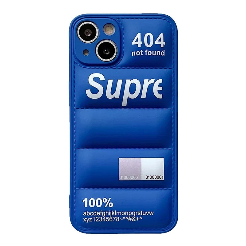 Jacket Puffer Case for iPhone 17 Pro Max 16 15 14 Plus 13 12 11 XR - Original Silicone Cover