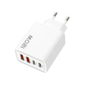 4 Port USB Charger Total 120W Fast Charging EU/US/UK Plug Wall Charger Mobile Phone Power Adapter For Phone Charge Type C Cable