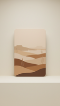 Custom UV-printed wall art panel, Default angle is 3/4 view at eye-level or slightly above, showing object depth and...