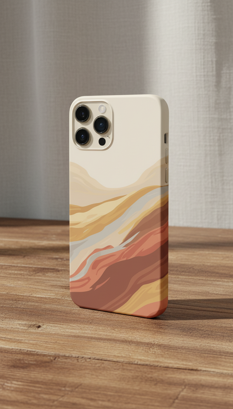 iPhone 14 Pro Custom Photo Skin in a new setting