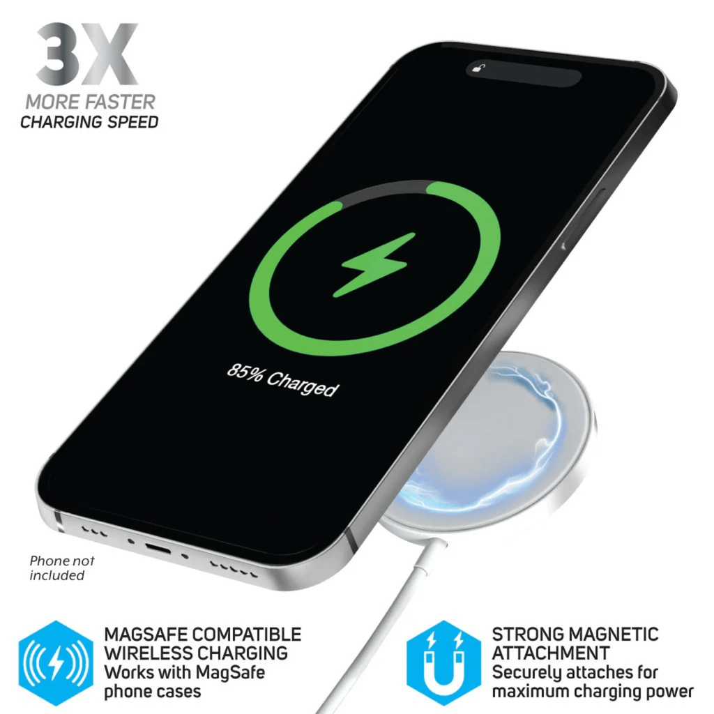 Xyst 15W MagSafe Charger with Built-in USB-C Cable
