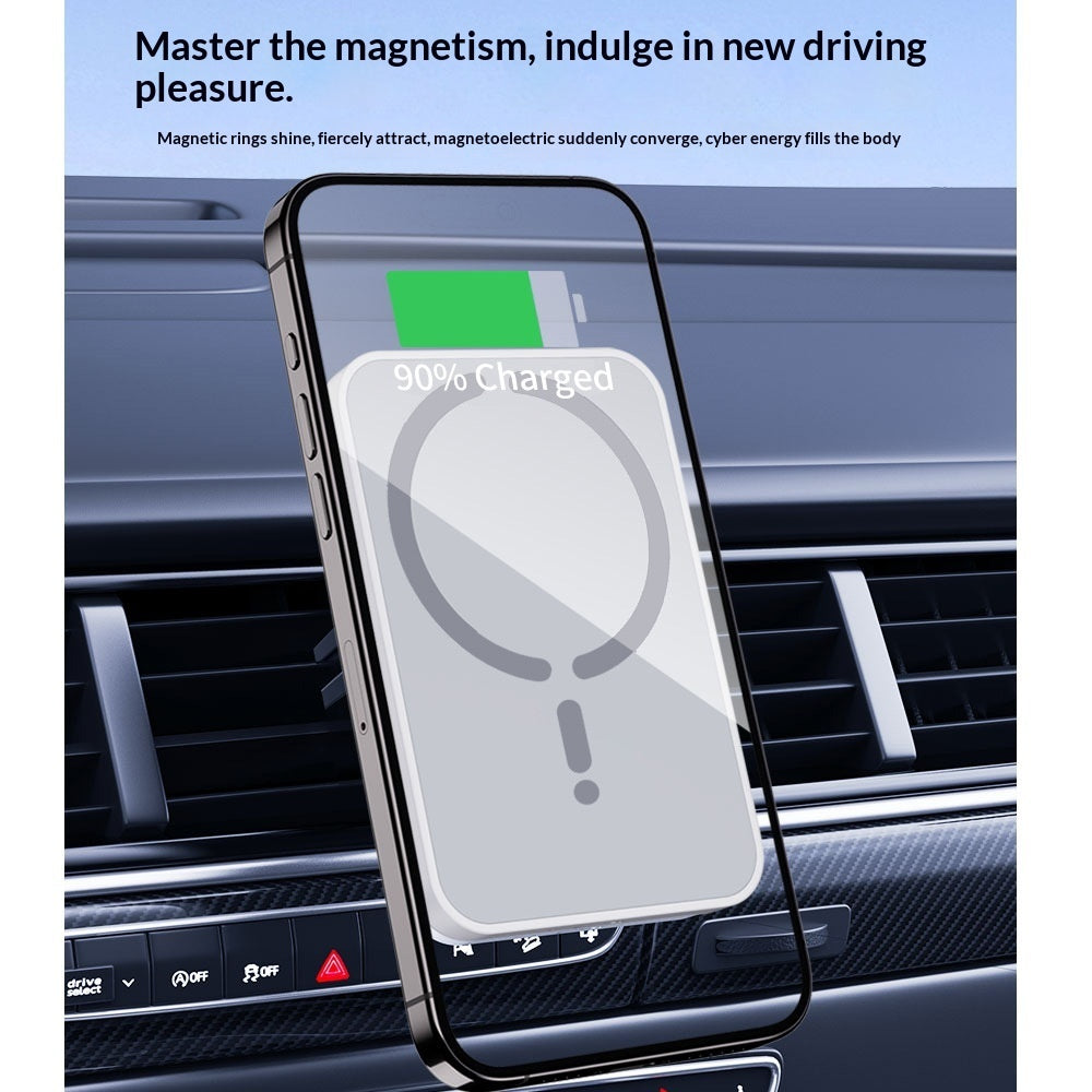 MagSafe Car Charger – 15W Magnetic Mount