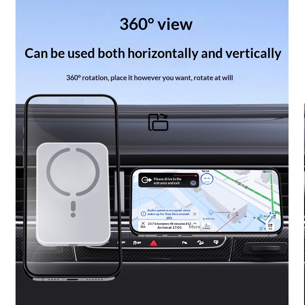 MagSafe Car Charger – 15W Magnetic Mount